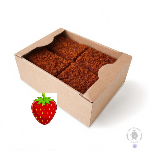 №3 Пряник 1кг с фруктовой начинкой Клубника в Красном сулине