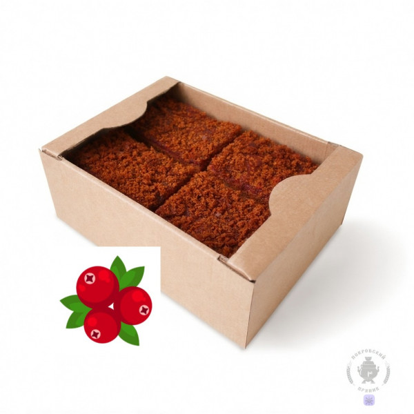 №3 Пряник 1кг с фруктовой начинкой Брусника в Красном сулине